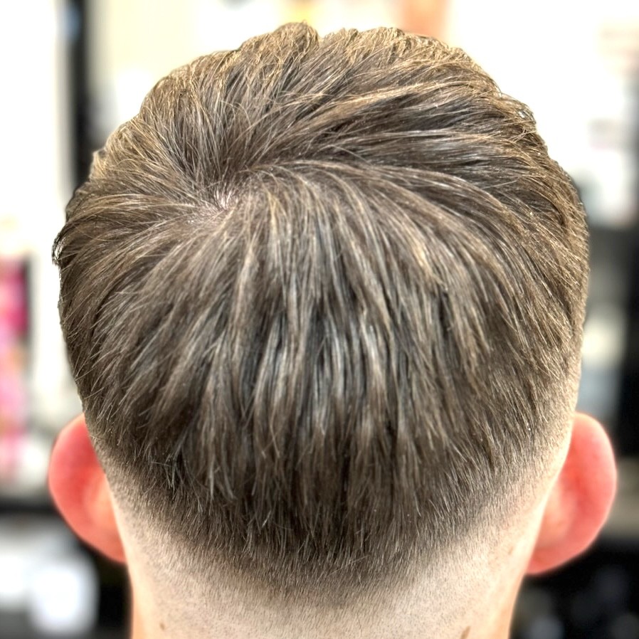 Men's fade haircut