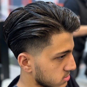 Men's textured hair style
